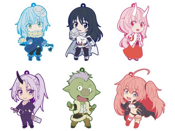 That Time I Got Reincarnated as a Slime: Nendoroid Plus Trading Rubber Keychain 1Box 6pcs