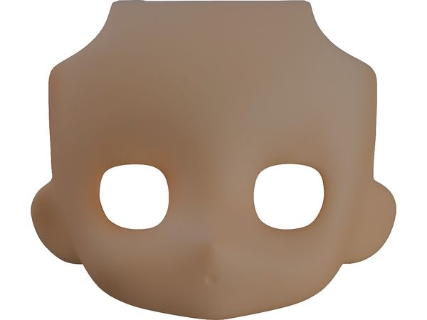 Nendoroid Doll Customizable Face Plate - Narrowed Eyes: Without Makeup (Cinnamon)