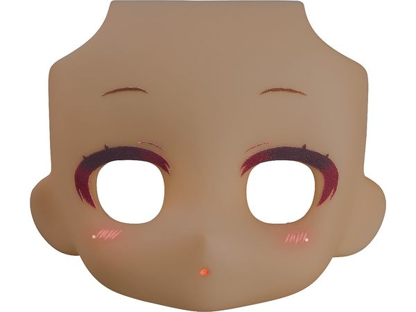 Nendoroid Doll Customizable Face Plate - Narrowed Eyes: With Makeup (Cinnamon)