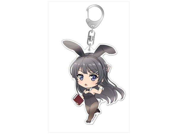 Rascal Does Not Dream of Bunny Girl Senpai: Nendoroid Plus Big Acrylic Keychain Mai Sakurajima 2