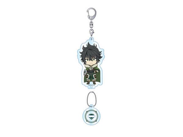 The Rising of the Shield Hero: Nendoroid Plus Acrylic Keychain with Charm Naofumi Iwatani