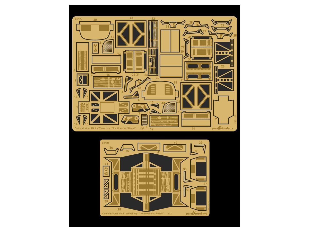 Colonial Army Single-Seat Space Fighter-Bomber Mk.Ii Wheel Bay (for M / R)