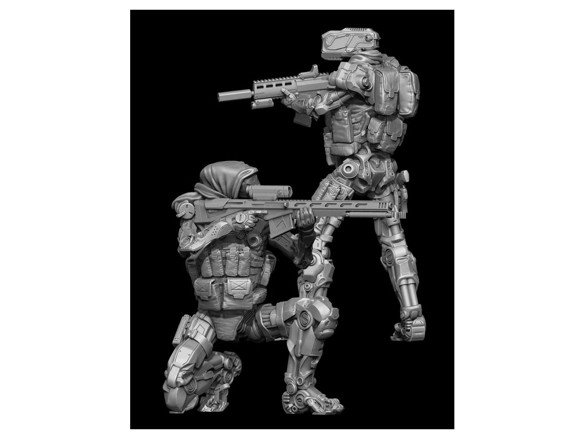 R.U-R Sniper Robot & Take Point Robot Set