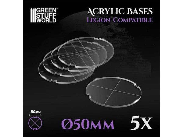 Acrylic Bases - Round (50mm)