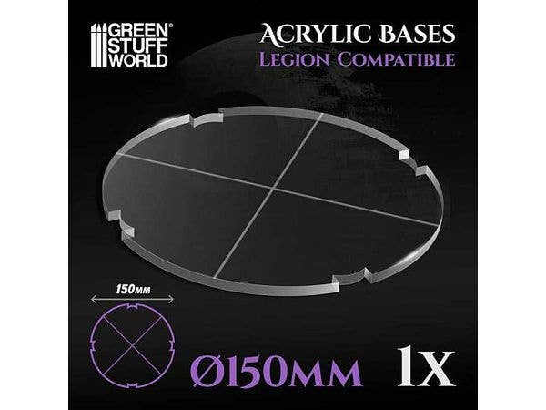 Acrylic Bases - Round (150mm)