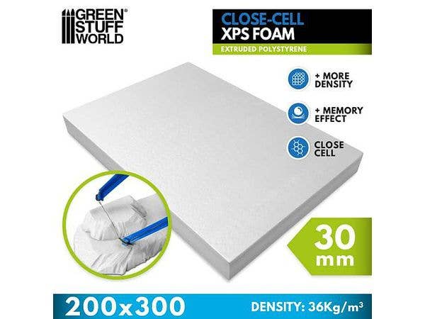 Extruded Polystyrene Foam (200mm x 300mm x 30mm)