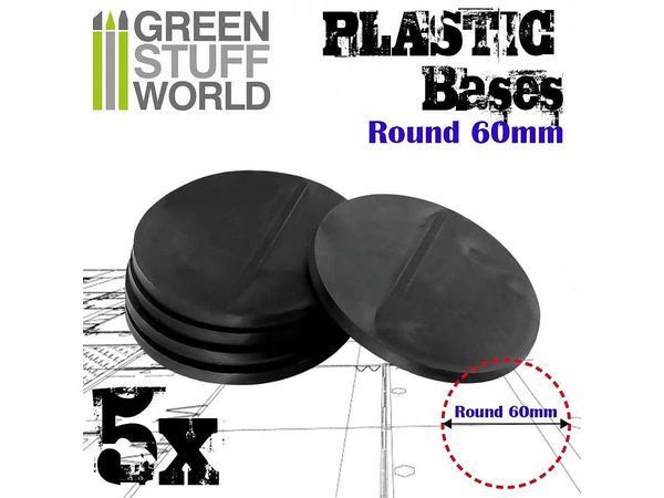 Plastic Display Base Circular type 60mm Diameter