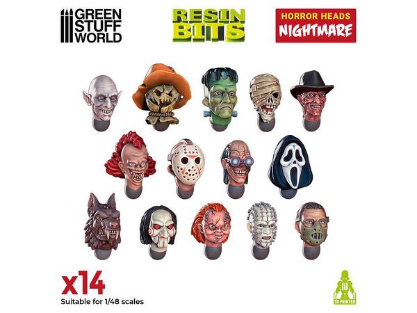 Horror Head Nightmare (14 pieces)