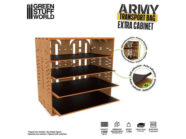 Additional Cabinet for Army Transport Bag