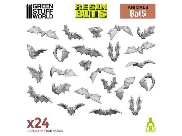 Diorama Accessories 3D Print Set Bat (24pcs)