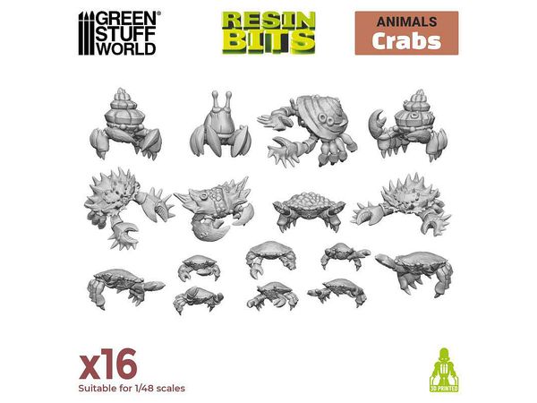 3D printed set - Crabs