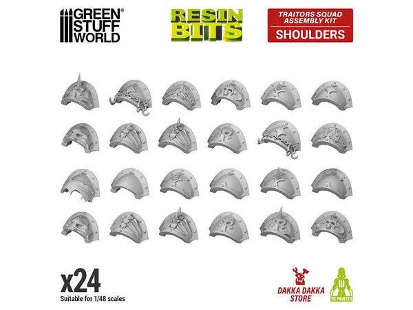 DakkaDakka - Traitors Squad - Chaos Shoulder Pads (24pcs)