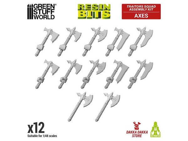 DakkaDakka - Traitors Squad - Chaos Axes (12pcs)