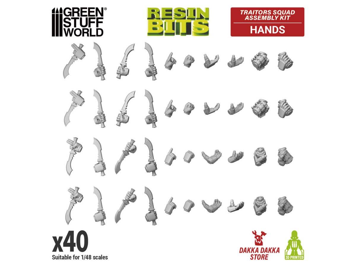 DakkaDakka - Traitors Squad - Heads (40pcs)