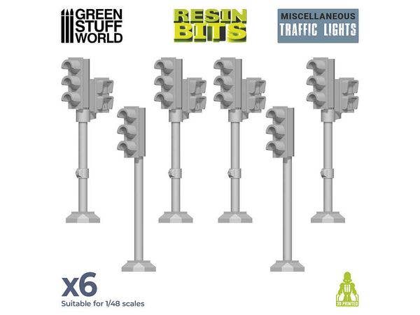 3D printed set - Traffic Lights 70mm