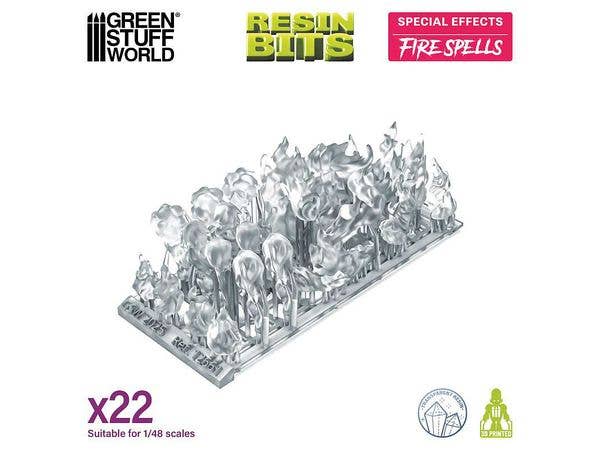 Resin Bits - Fire Spells (1/48-1/35)