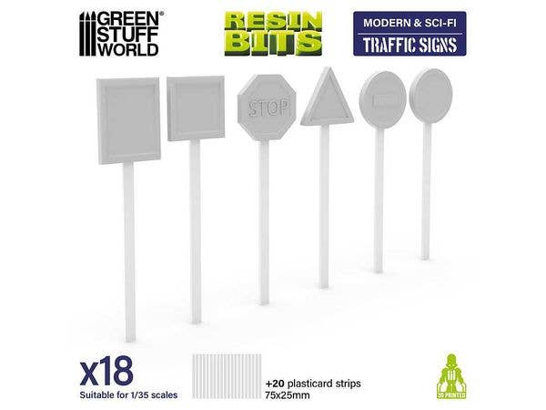 3D printed set - Traffic Signs