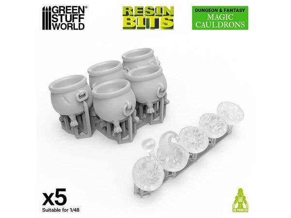 Magic Cauldrons for 3mm LEDs (1/48-1/35)