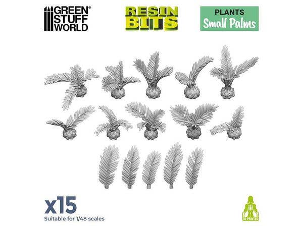 3D printed set - Small Palms (1:48-1:35)