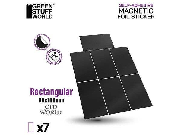 Rectangular Magnetic Sheet Self-adhesive 60 x 100mm