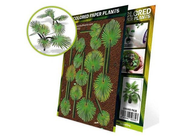 Colored Paper Plants - Ground Palm