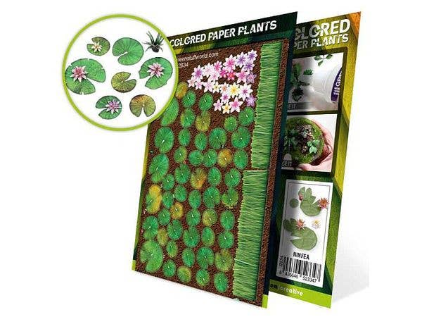 Colored Paper Plants - Ninfea