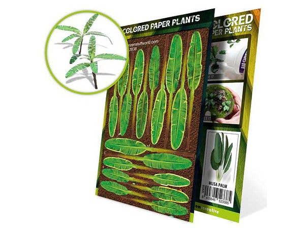 Colored Paper Plants - Musa Trees