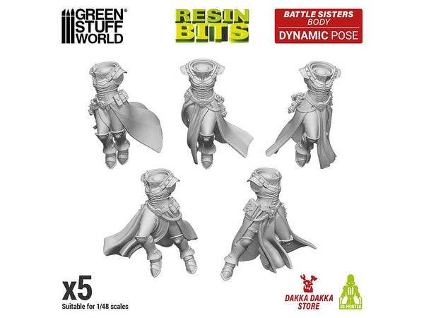 DakkaDakka - Battle Sisters of Repentance - Dynamic Pose Bodys (5pcs)