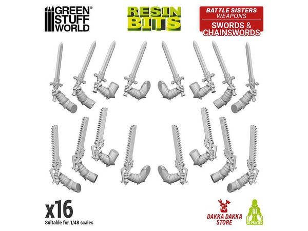 DakkaDakka - Battle Sisters of Repentance weapons - Swords (16pcs)