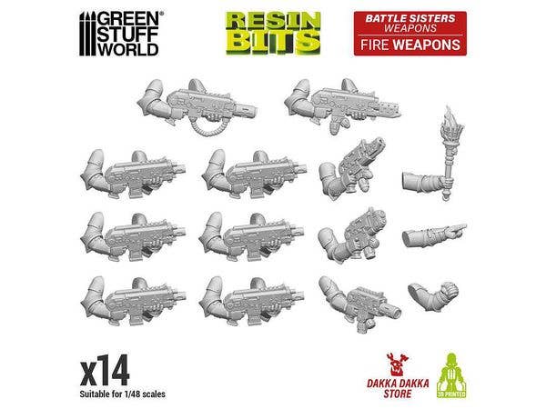 DakkaDakka - Battle Sisters of Repentance weapons - Fire Weapons (14pcs)