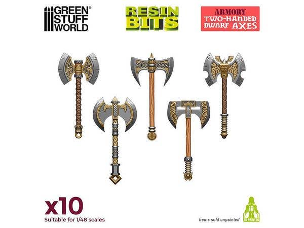 3D printed set - Two Handed Dwarf Axes