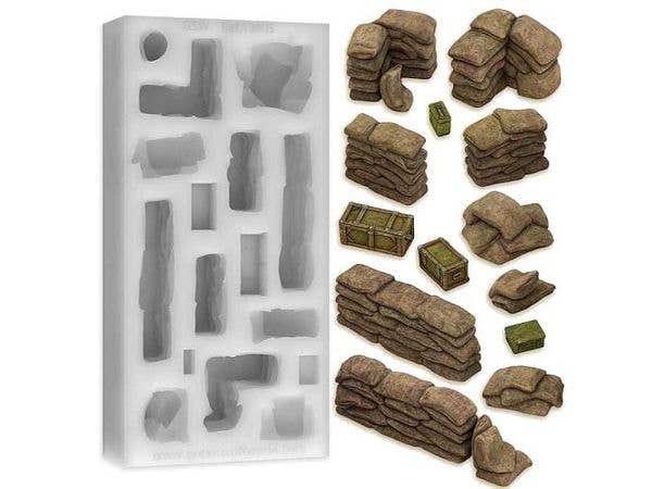 Sandbags Silicone Mold
