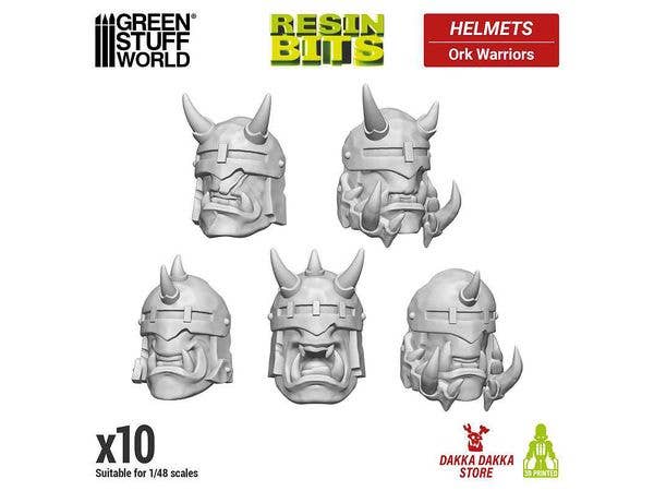 DakkaDakka - Ork Warrior Heads (10pcs)