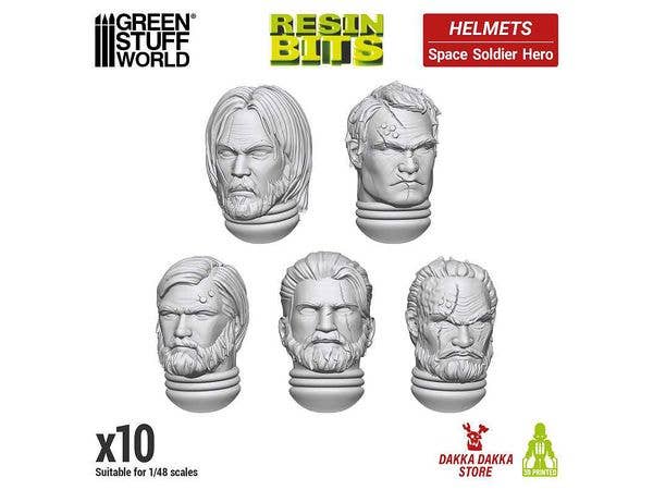 DakkaDakka - Space Soldier Hero Heads (10pcs)