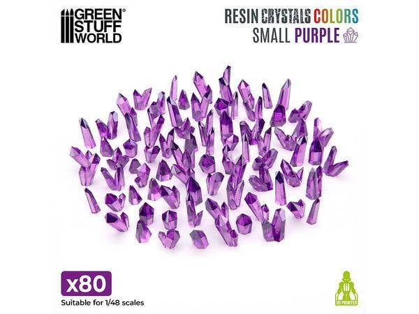 PURPLE Resin Crystals - Small