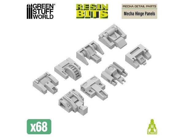 Mecha Detail Parts - Mecha Hinge Panels (68pcs)