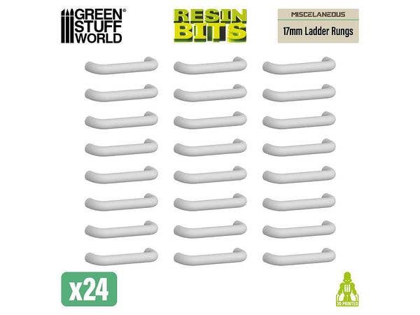 Mecha Detail Parts - 17 mm Ladder Rungs (24pcs)