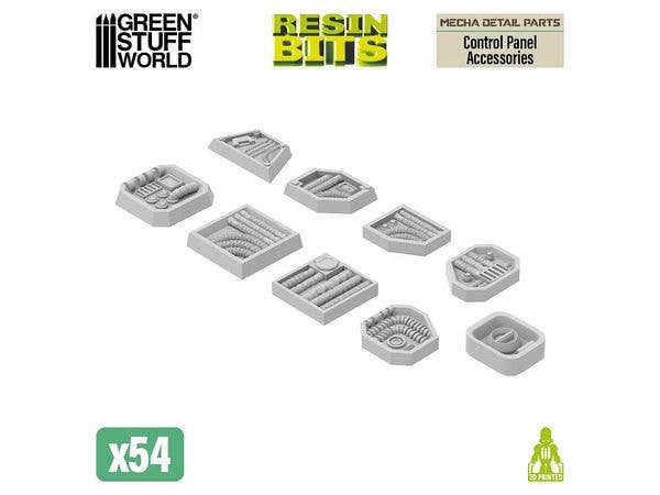 Mecha Detail Parts - Control Panel Accessories (54pcs)