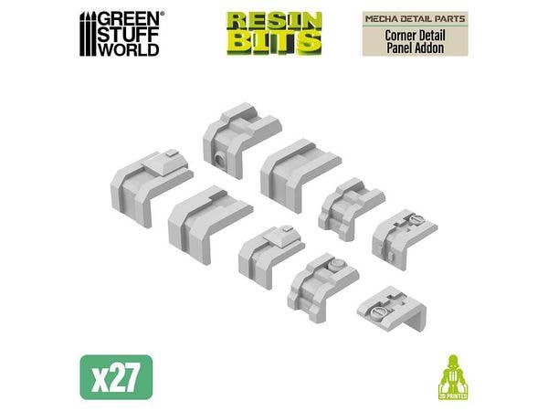 Mecha Detail Parts - Corner Detail Panel Addon (27pcs)