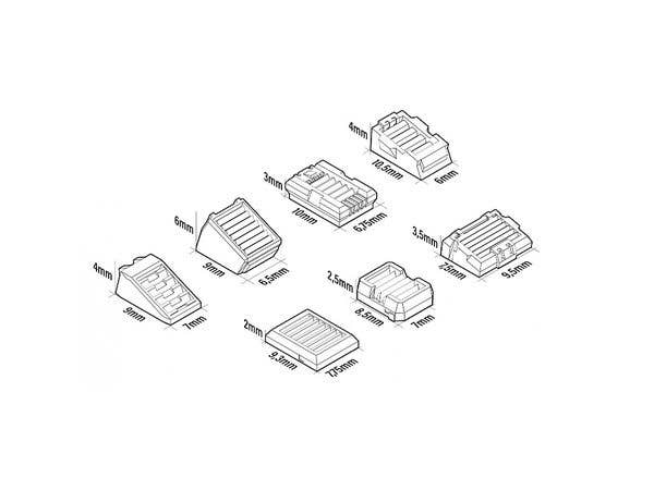 Mecha Detail Parts - Square Vernier Detail Parts (28pcs)