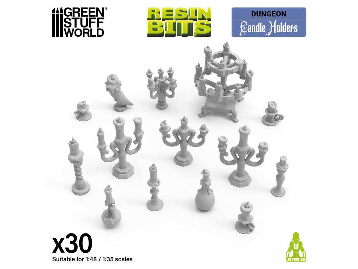 3D Print Set Candle Holders (30pcs)