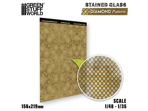 Stained glass diamonds