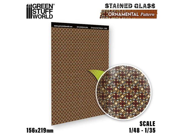 Stained glass ornamental