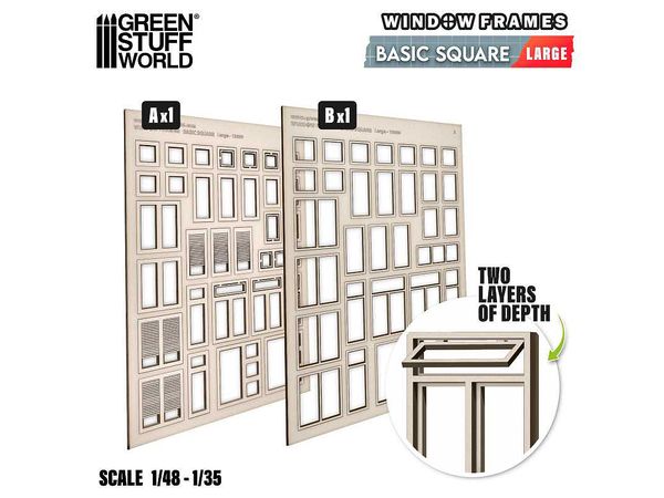 Miniature Window Frame Basic Square - Large
