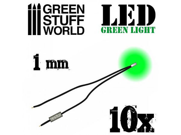 1mm LED Light Green