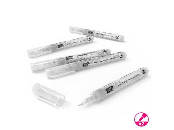 Refillable paint marker size 2