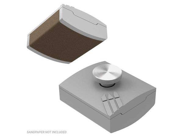 Hand sandpaper holder - Curved