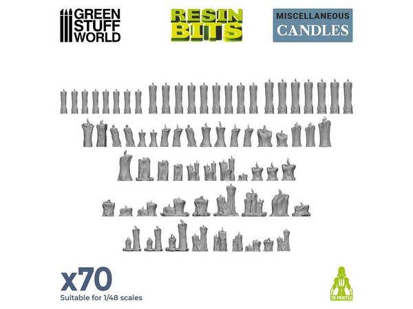 3D Print Set Resin Candles (70pcs)
