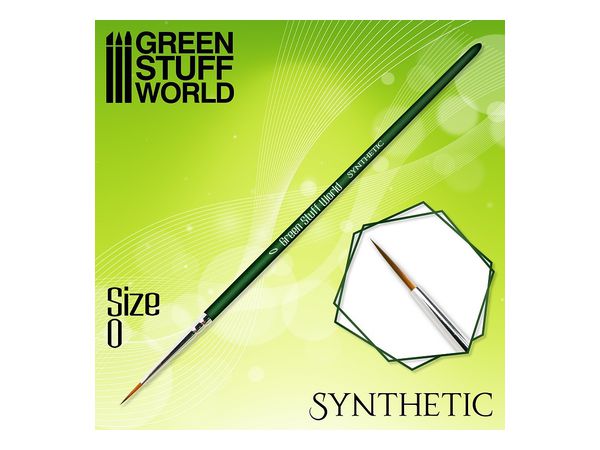 Green Series Synthetic Brush Size 0