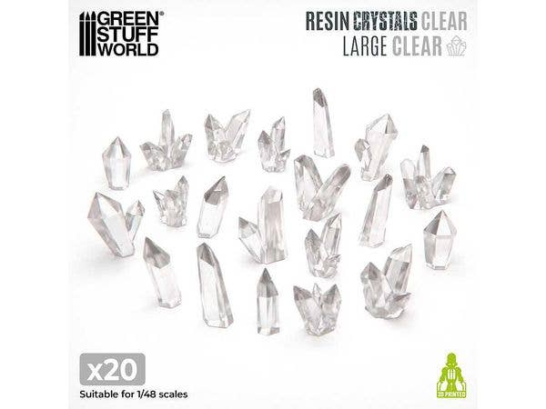 Clear Resin Crystals - Large